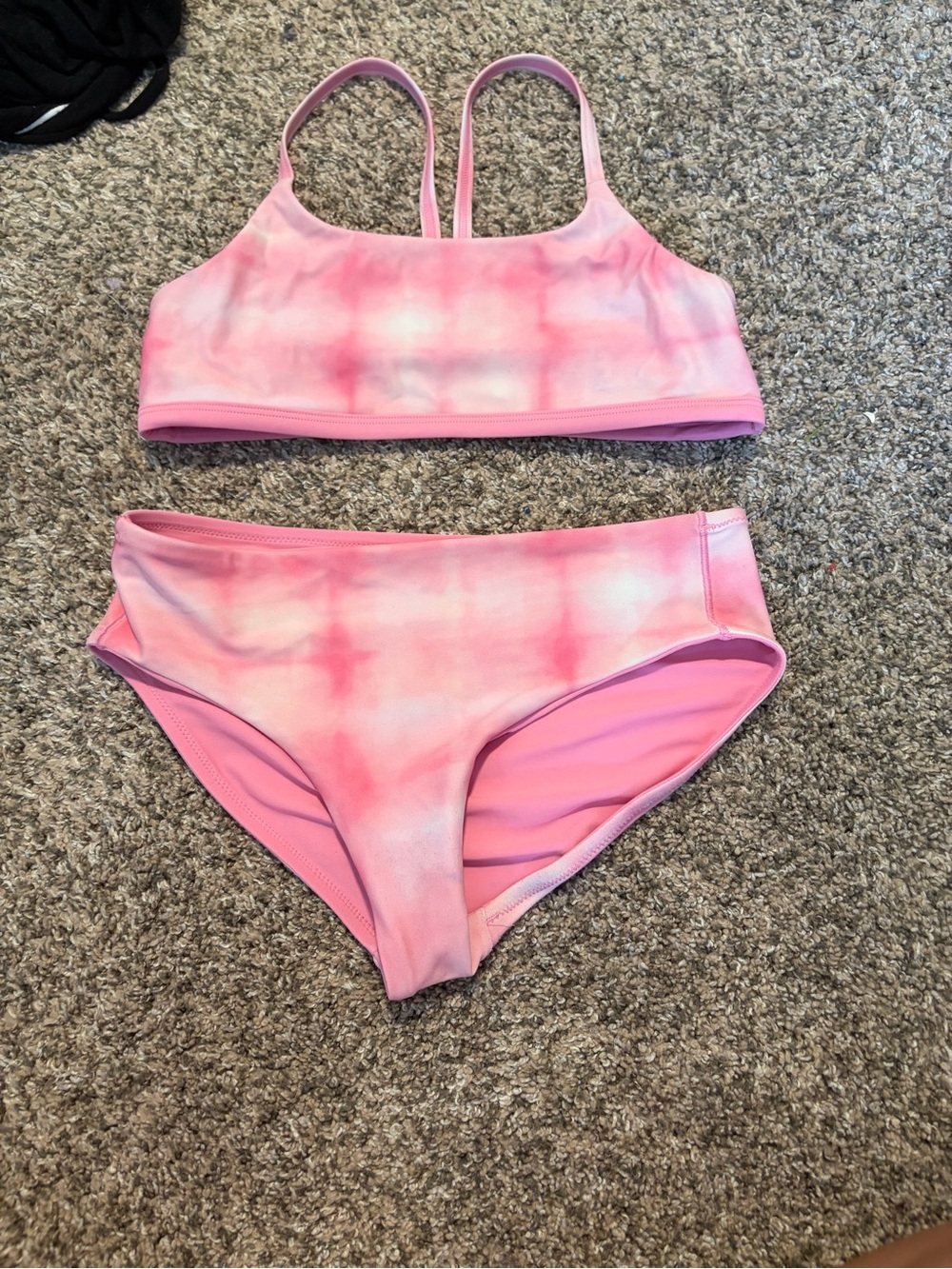 Athleta Girl pink reversible bikini